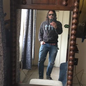 Black hoodie with crosses